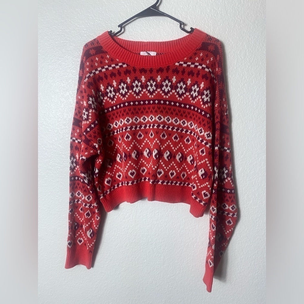 BP Crewneck Pullover Holiday Ying and Yang Themed Sweater Size XL